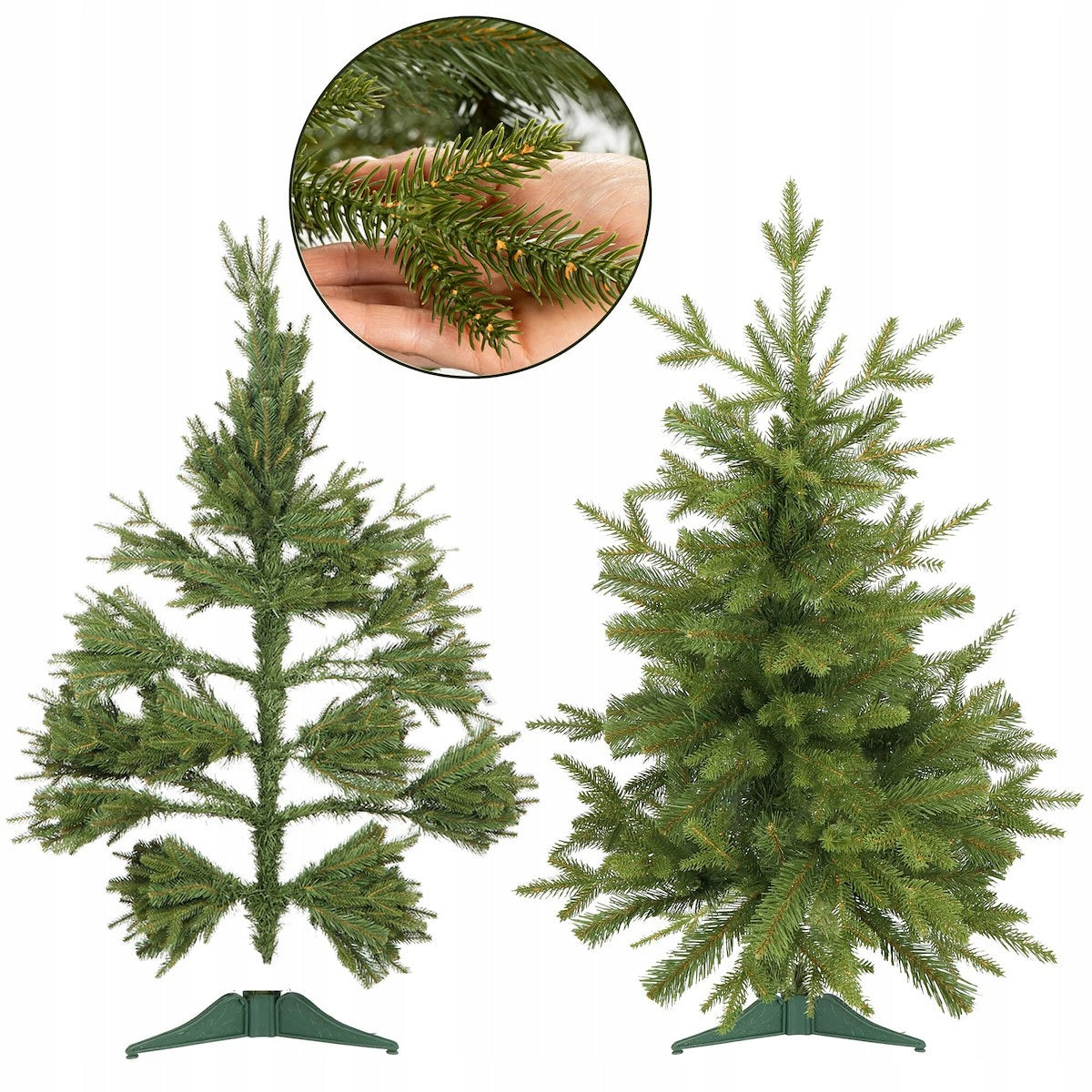 Dirbtinė Kalėdų eglutė PE+PVC 90cm.