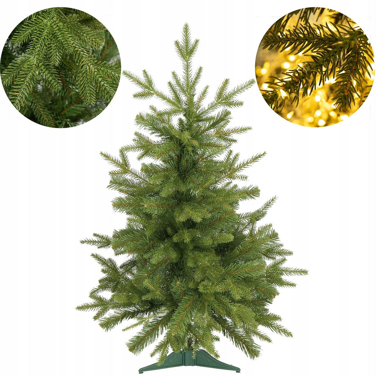 Dirbtinė Kalėdų eglutė PE+PVC 90cm.