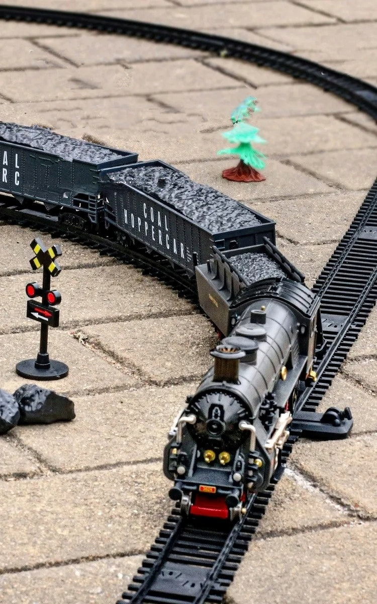 Elektrinis traukinys XXL su dūmų ir garso lemputė