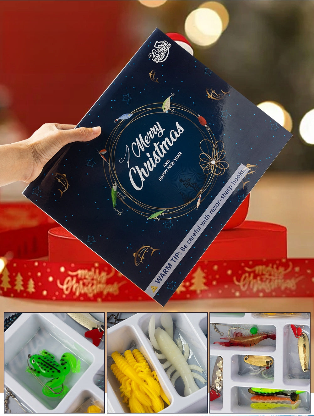 Žvejybos reikmenų Advento kalendorius