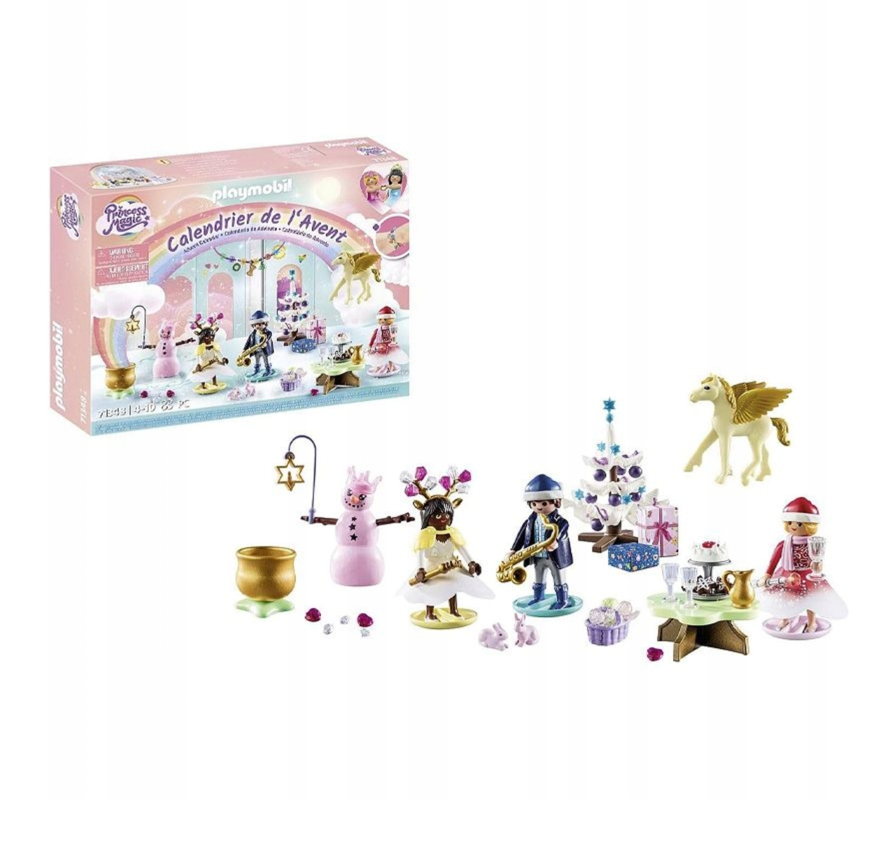 Advento kalendorius Playmobil Kalėdos po vaivorykšte