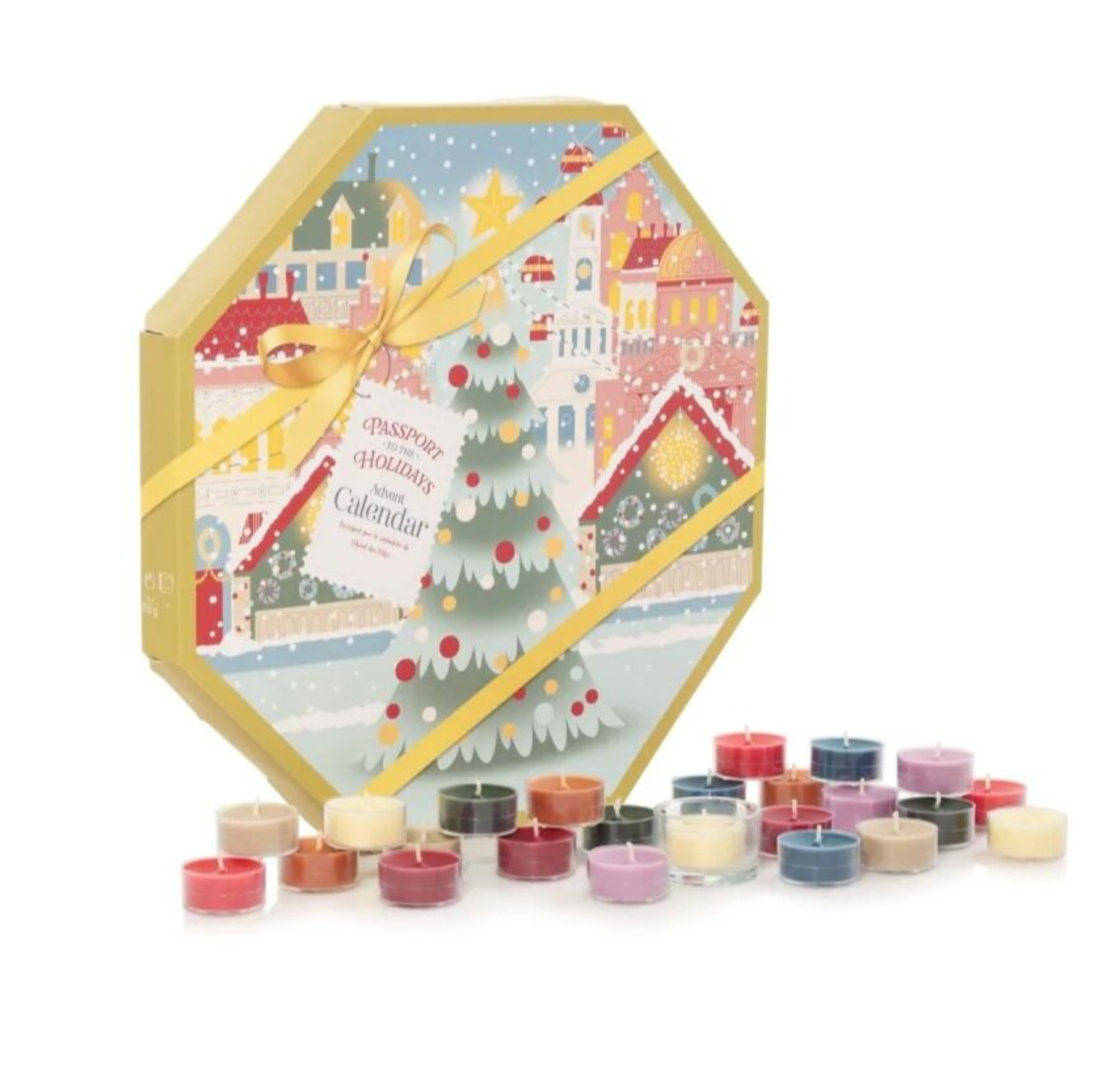 Advento kalendorius žvakėmis