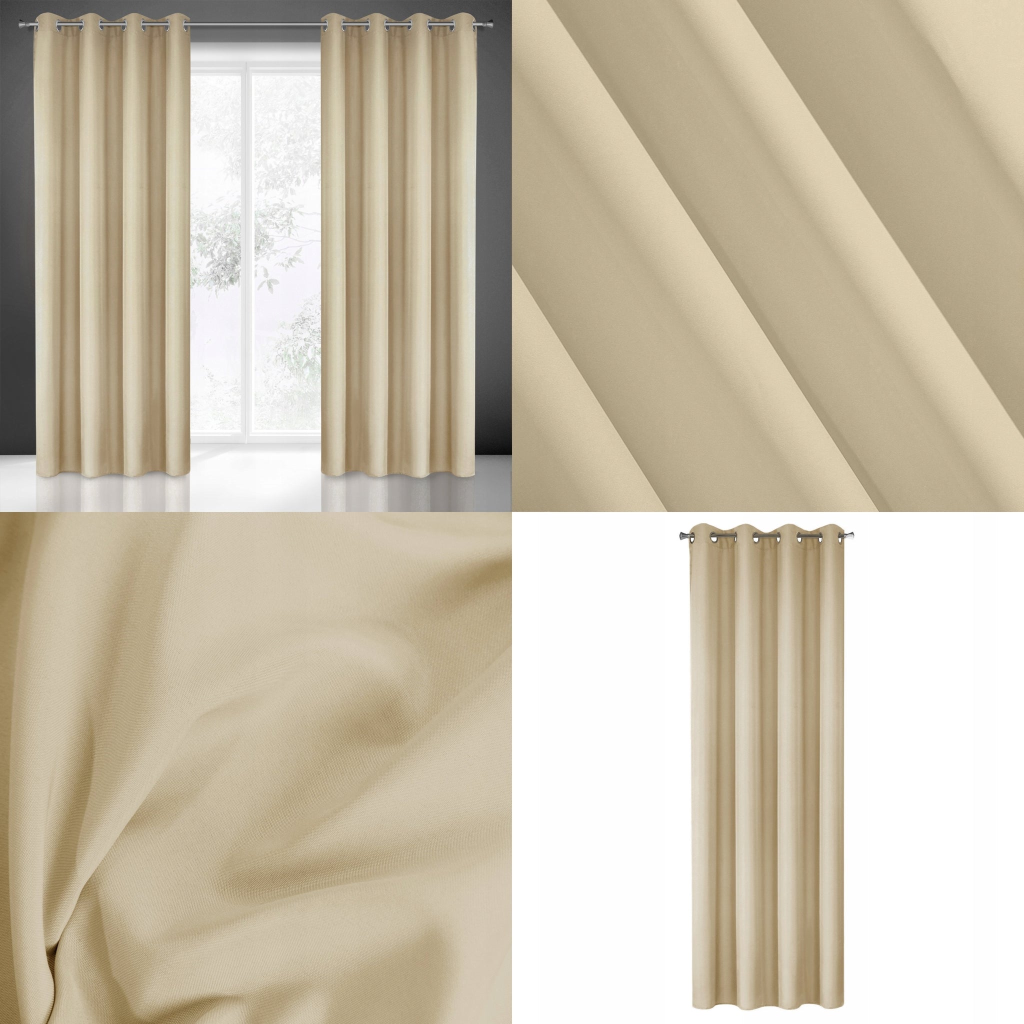 Pusiau tamsinanti užuolaida 250 x 140 cm