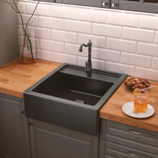 Virtuvinis maišytuvas Granitan RETRO juodas