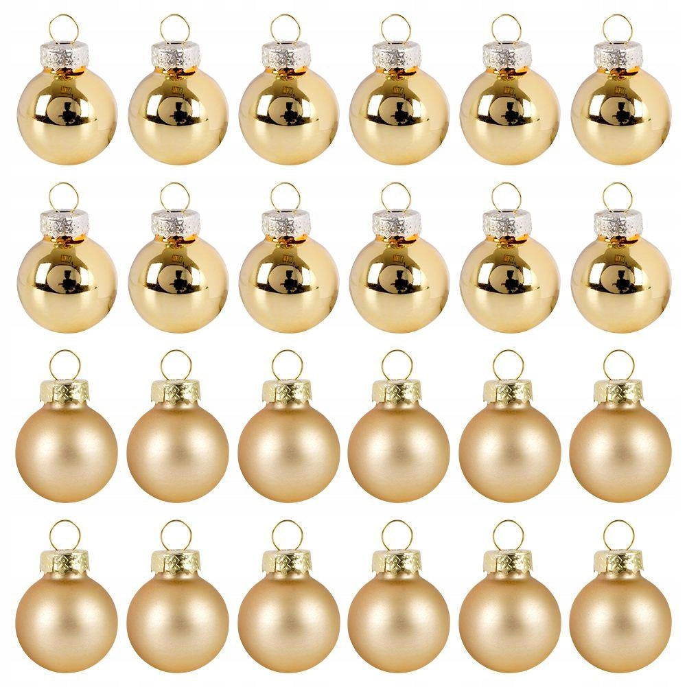 24vnt Eglutės žaisliukų rinkinys