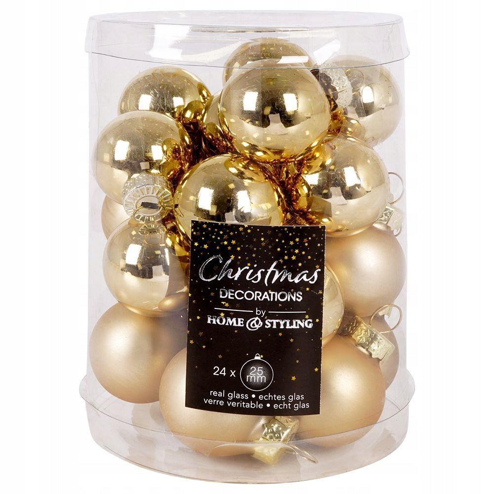 24vnt Eglutės žaisliukų rinkinys