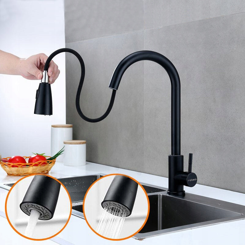 Virtuvinis maišytuvas Rebiko Black