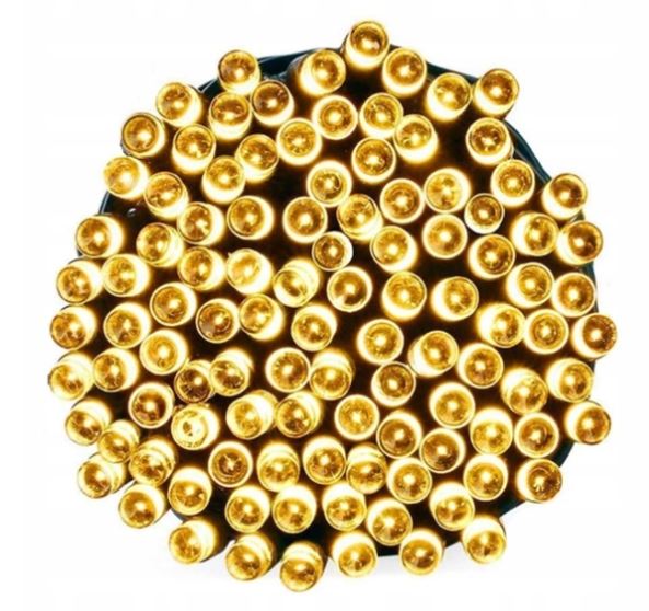 Elektrinė girlianda 300 LED, šiltai baltos spalvos