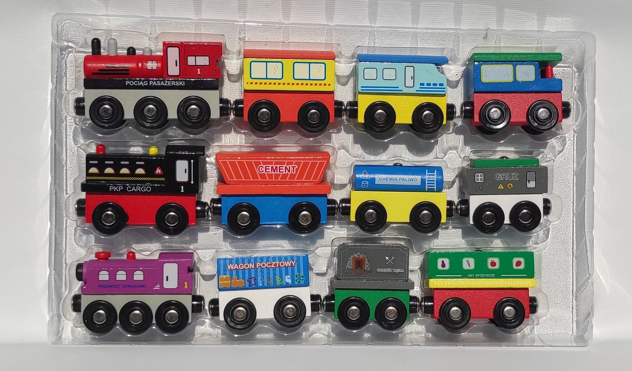 3 x Medinis traukinys