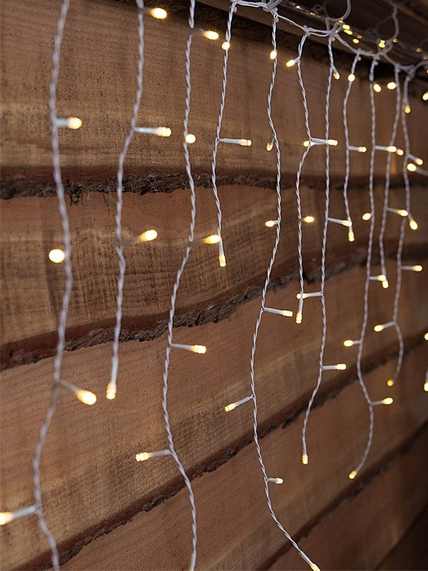 Elektrinė girlianda 300LED IP44, šaltai balta