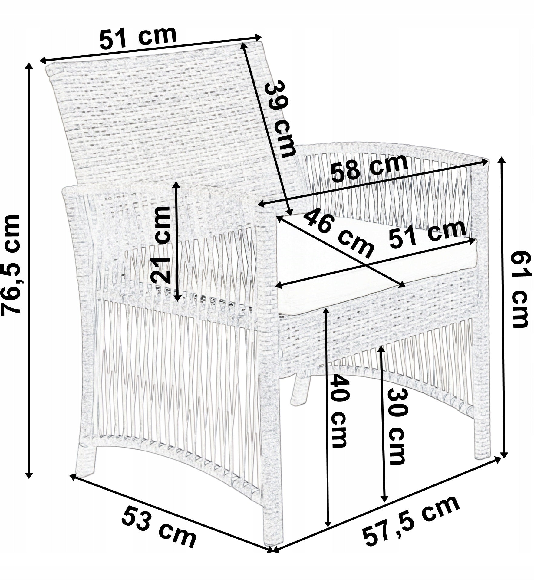 Sodo baldų komplektas