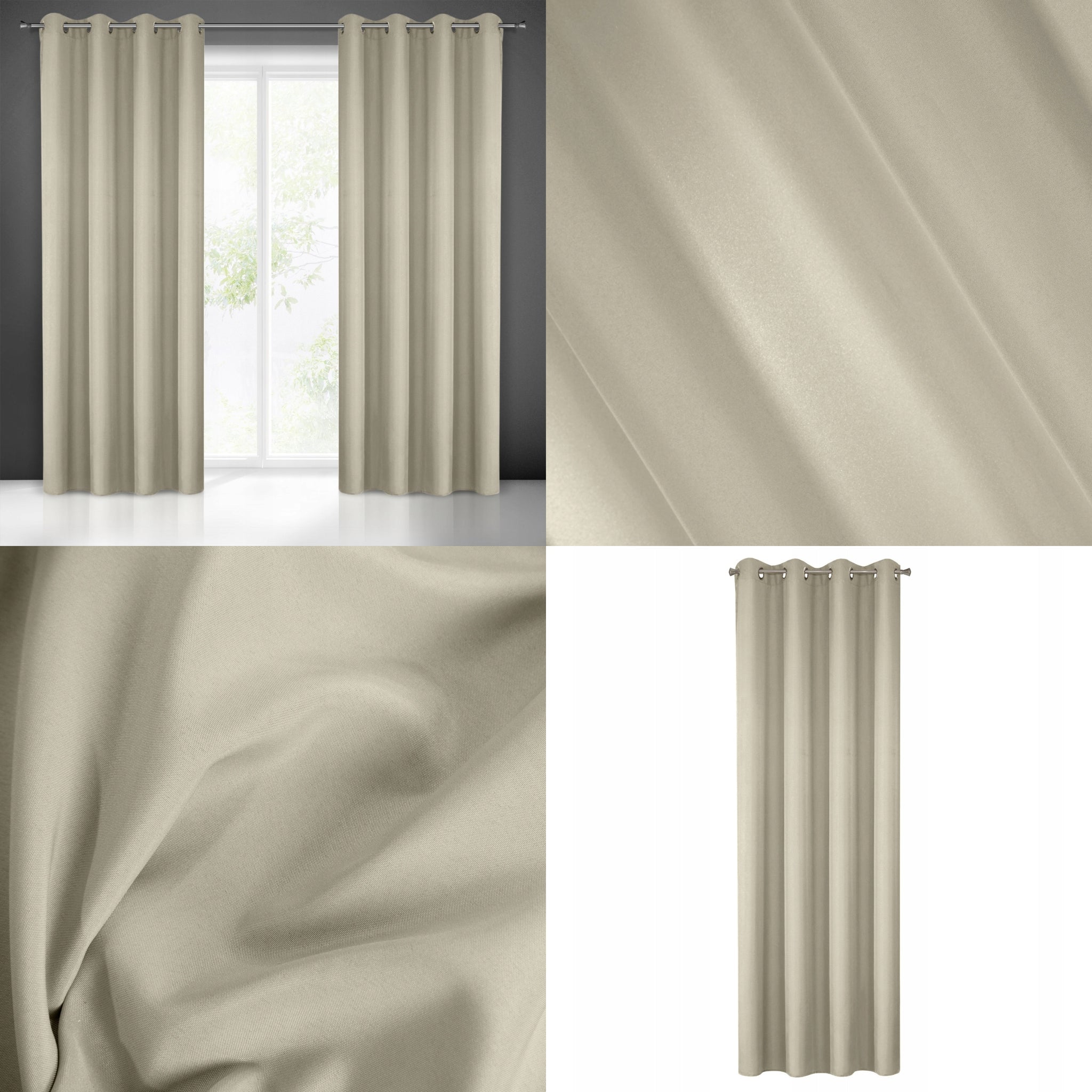 Pusiau tamsinanti užuolaida 250 x 140 cm