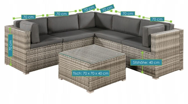 Sodo baldų komplektas