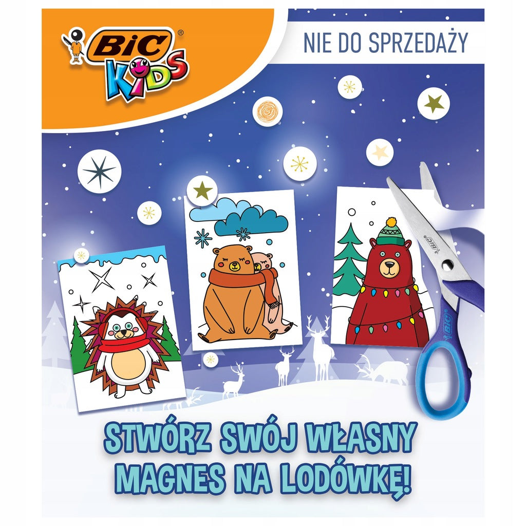 Meno rinkinys BiC Kids Activity Case 64 vnt