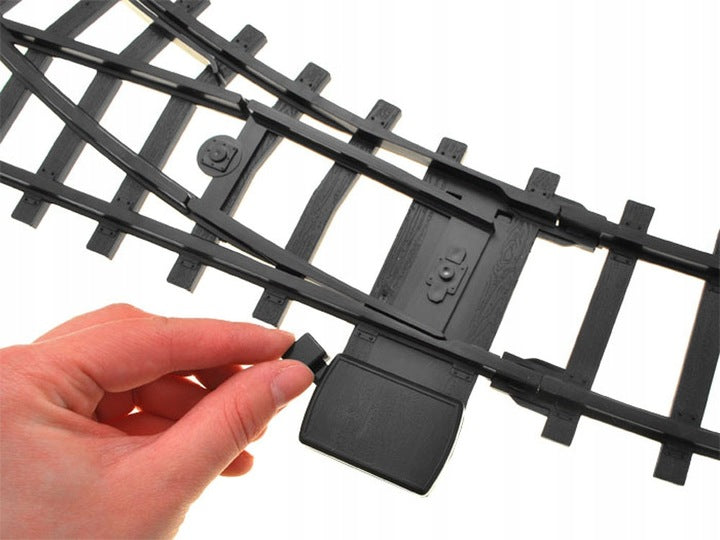 Didelis elektrinis traukinys su trasa + nuotolinio valdymo pultas