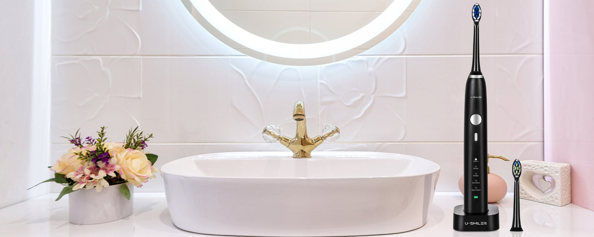 Elektrinis dantų šepetėlis U-SMILER SONIC