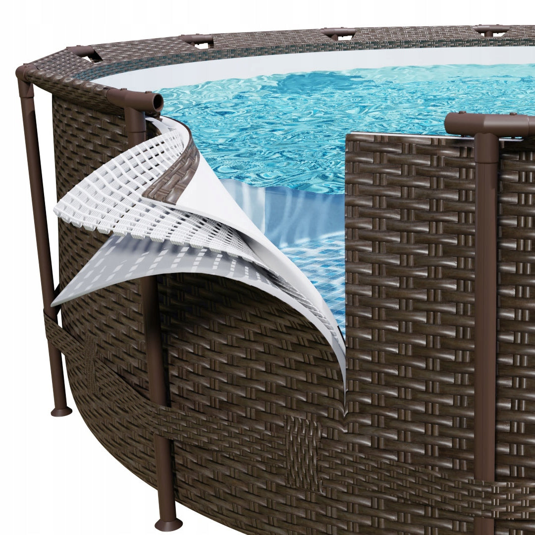 Bestway STEEL PRO MAX baseinas 366 x 366 cm 9150 litrai