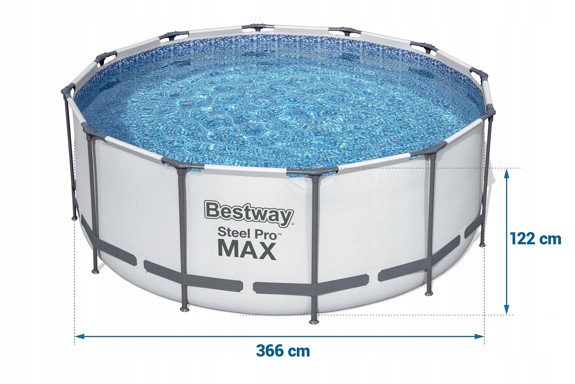 Bestway baseinas 366 x 120cm 10250litrai