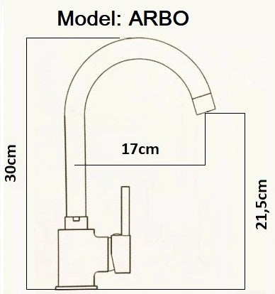 Virtuvinis maišytuvas Arbo