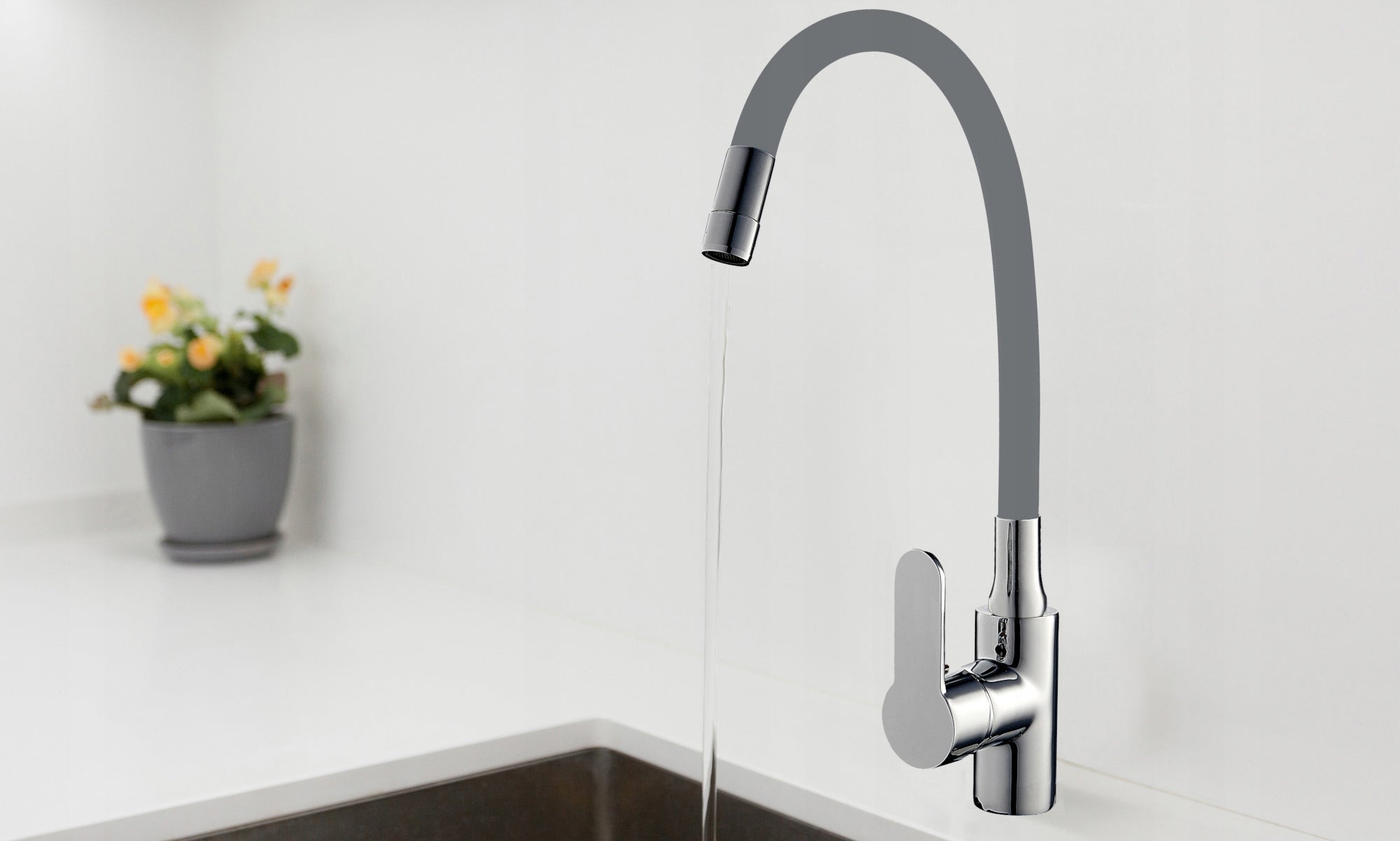 Virtuvinis maišytuvas Yoka Home Antona chromas