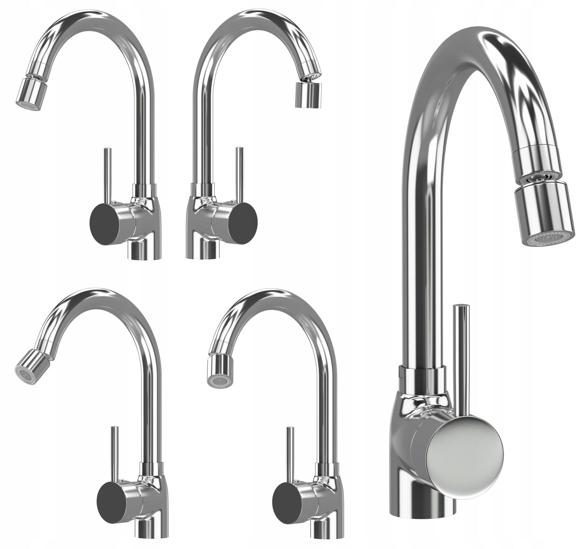 Virtuvinis maišytuvas Beta, chromas