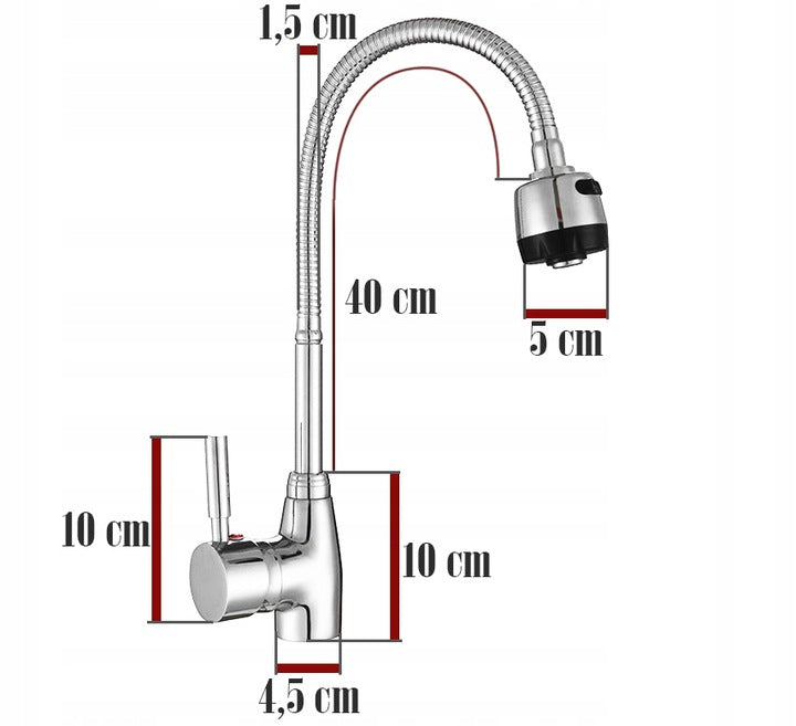 Virtuvinis maišytuvas Unitec FOCUS