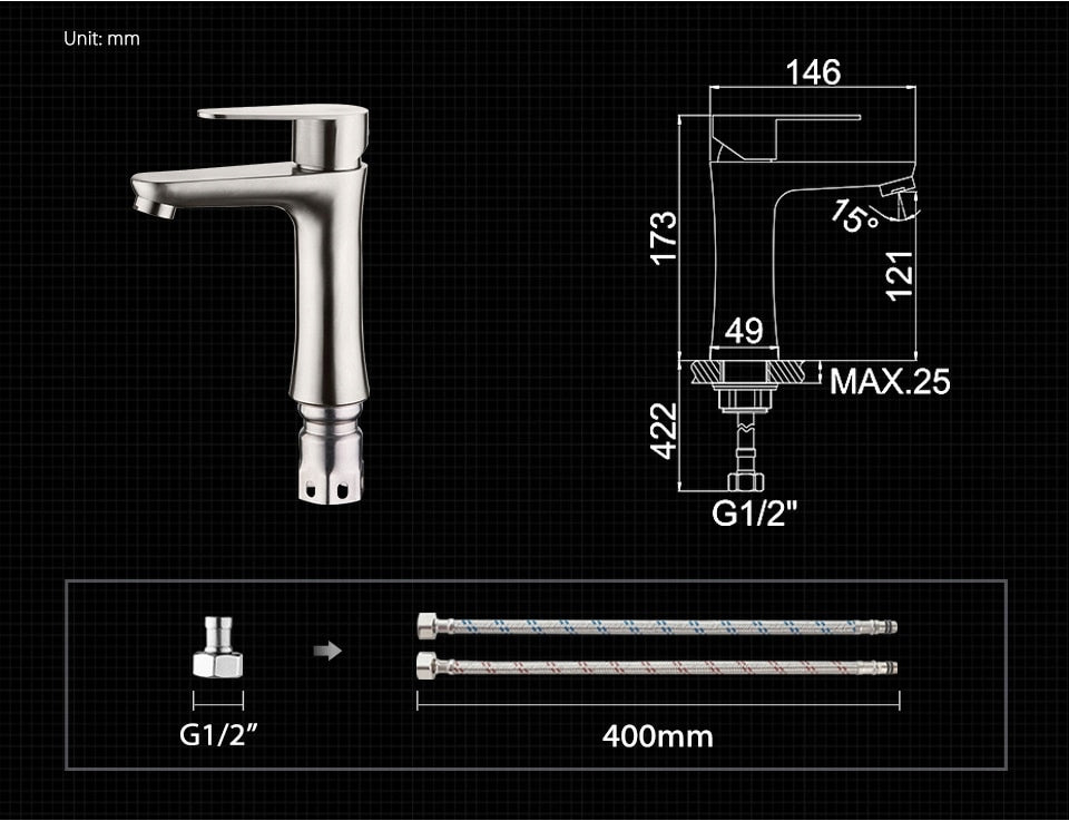 Praustuvo maišytuvas Ledeme