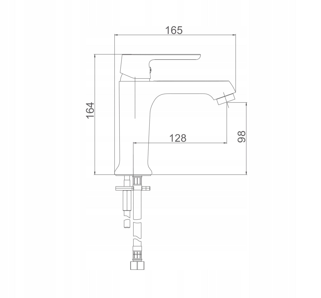 Praustuvo maišytuvas Ledeme