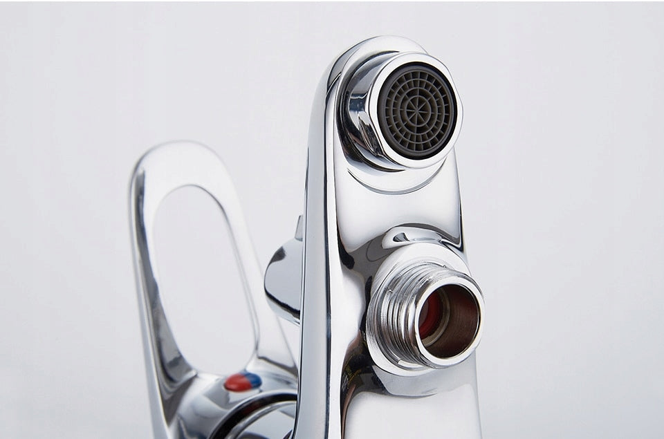 Sieninis vonios ir dušo maišytuvas Ledeme, chromas