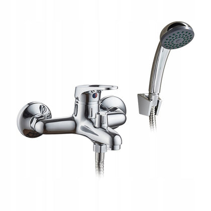 Sieninis vonios ir dušo maišytuvas Ledeme, chromas