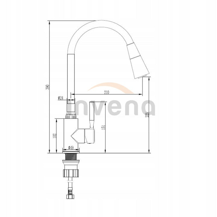 Virtuvinis maišytuvas Invena