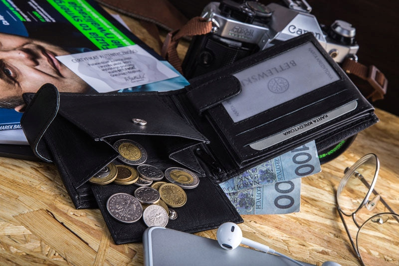 Vyriška odinė piniginė