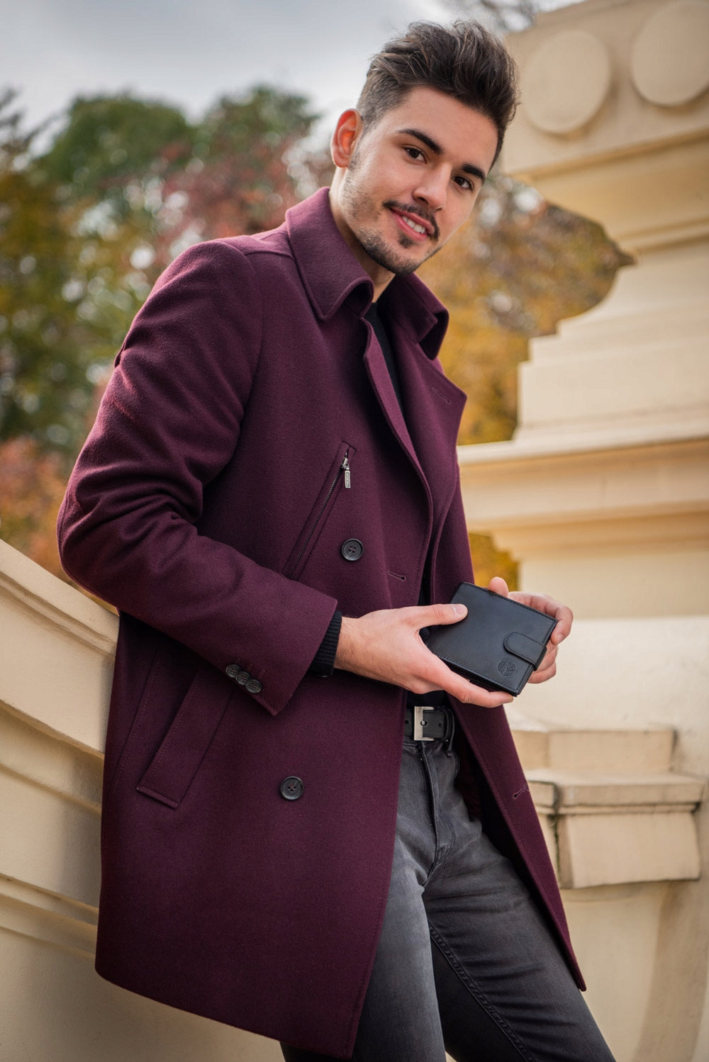 Vyriška odinė piniginė