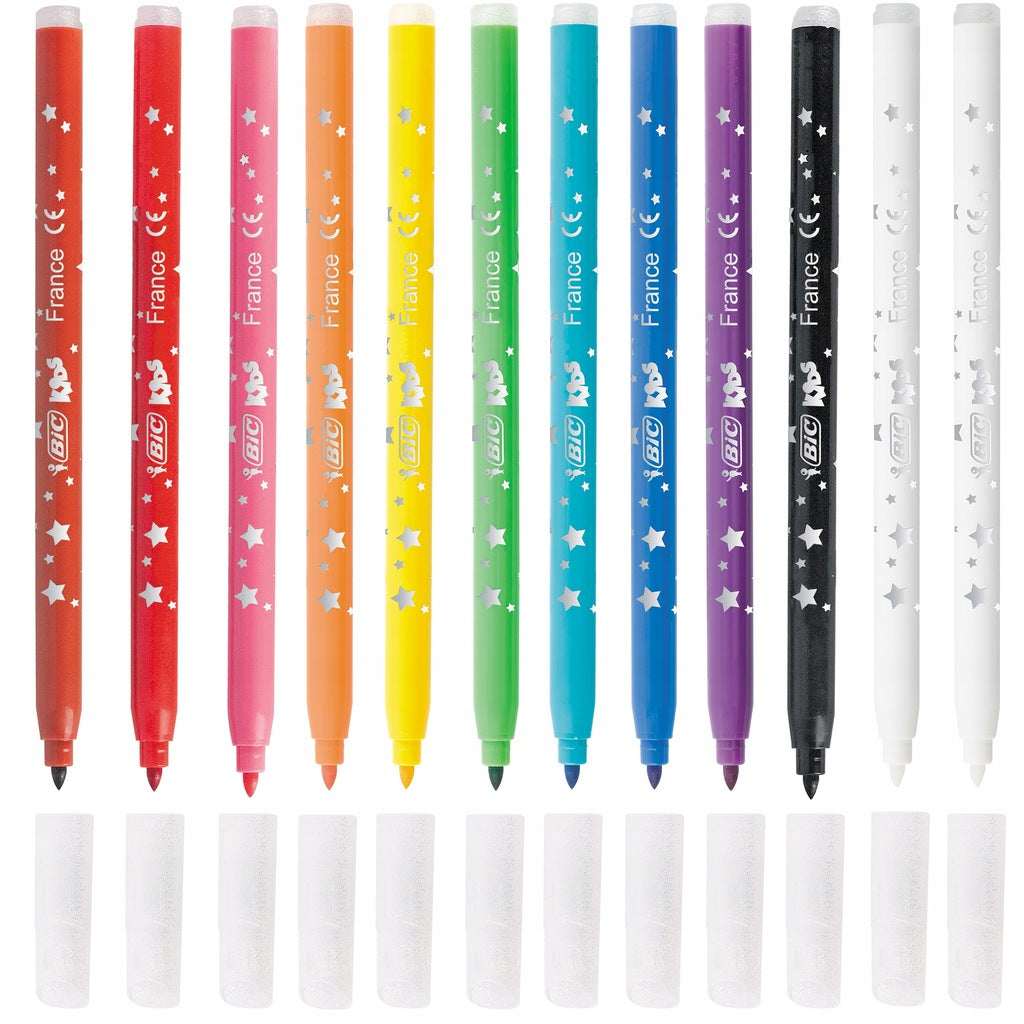 Meno rinkinys BiC Kids Activity Case 64 vnt