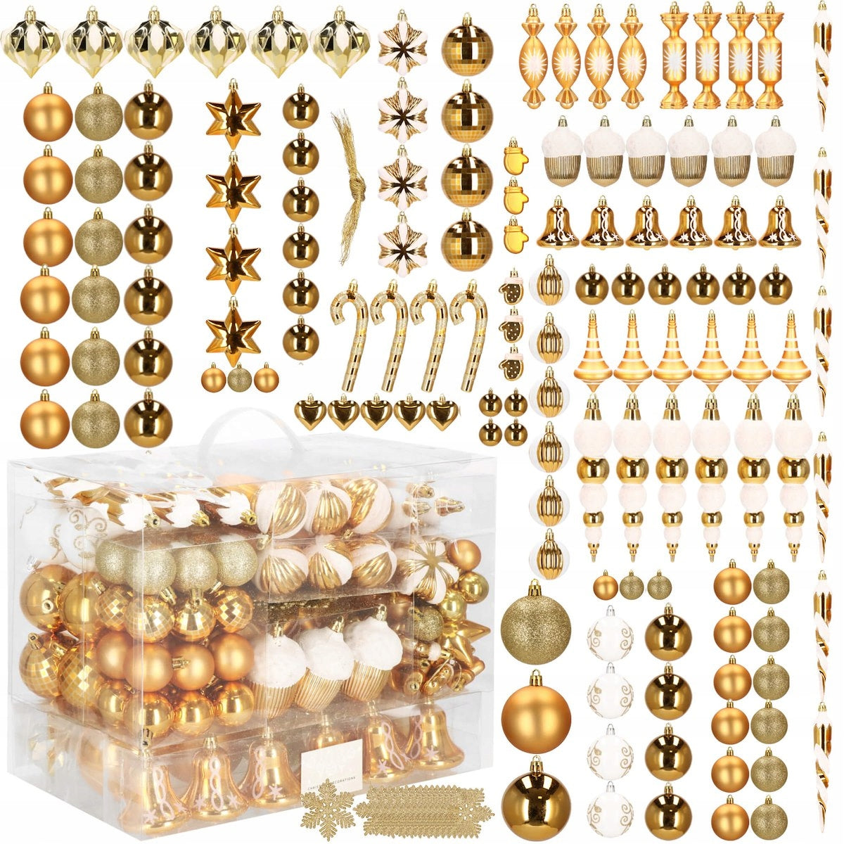 155vnt Eglutės žaisliukų rinkinys