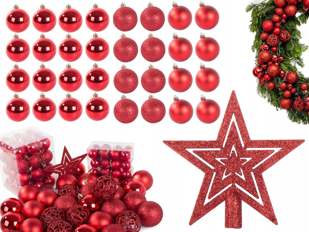 100vnt Eglutės žaisliukų rinkinys