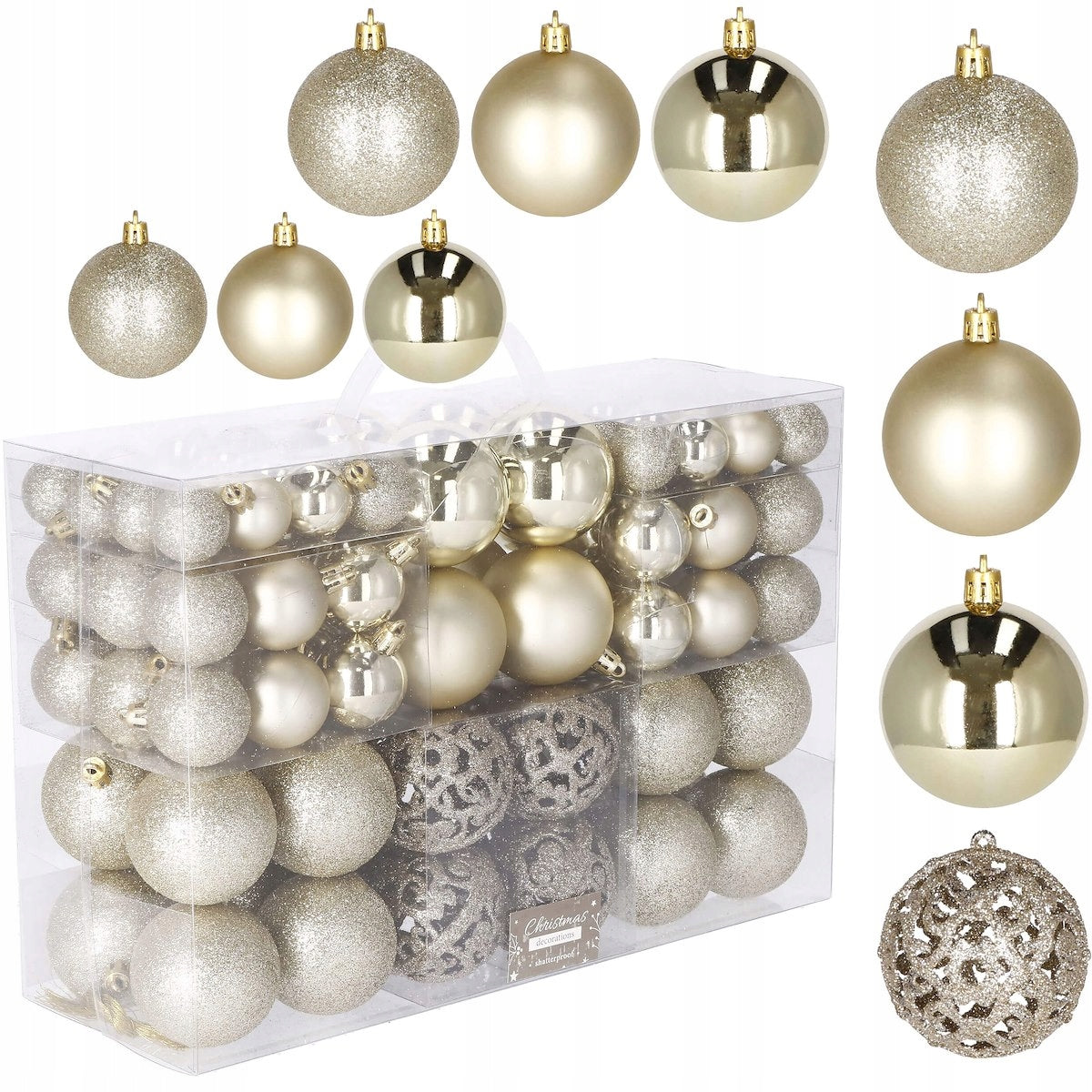 100vnt Eglutės žaisliukų rinkinys