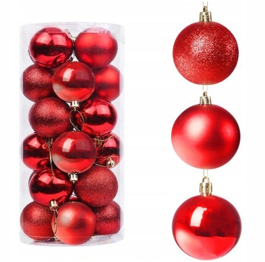 24vnt Eglutės žaisliukų rinkinys