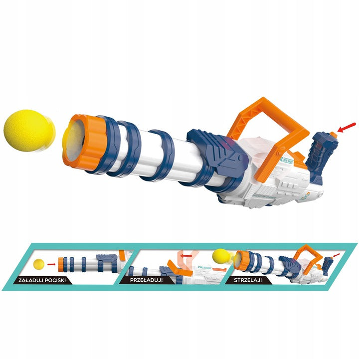 Žaislinis šautuvas WOOPIE su kamuoliukais