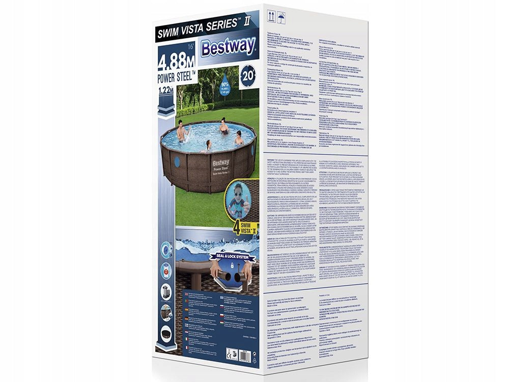 Bestway Frame Garden baseinas 488x122cm, 19480 litrai