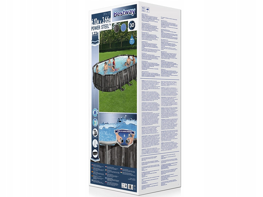 Ovalus karkasinis baseinas Bestway 610x366x122cm  20241 litrai