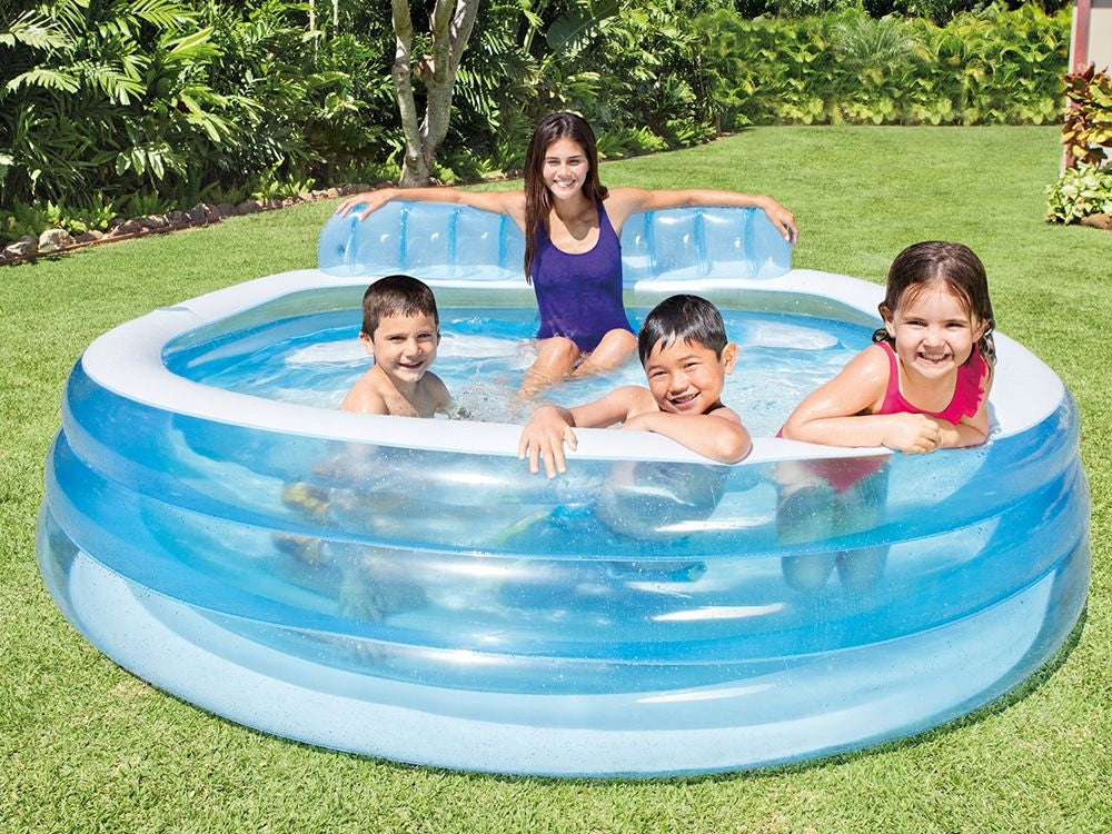 Intex pripučiamas baseinas 229x218x79cm 590 litrai