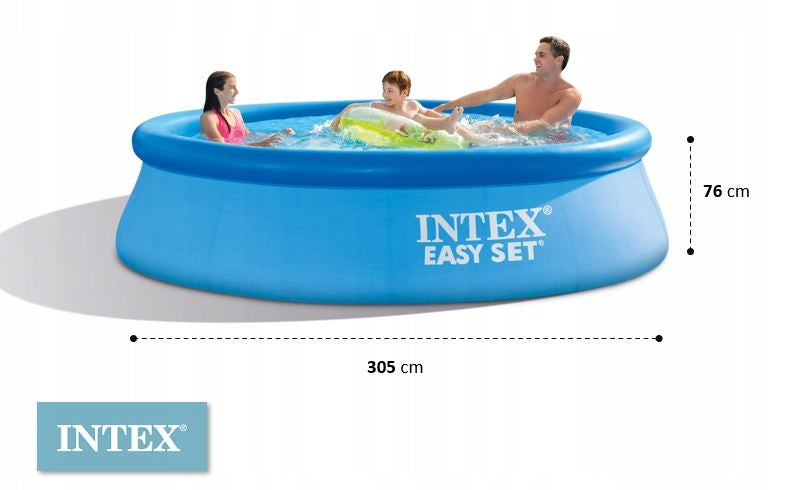 Intex apvalus pripučiamas baseinas 305x76cm 3853 litrai