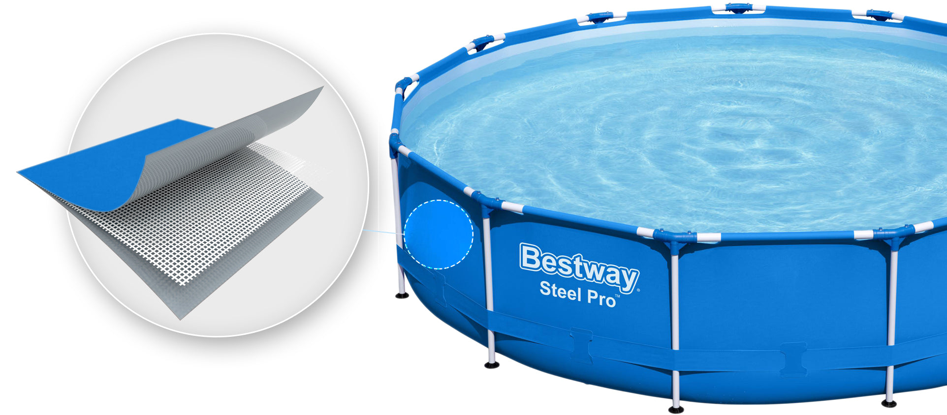 Baseinas 366x76cm Bestway 6473 litrai