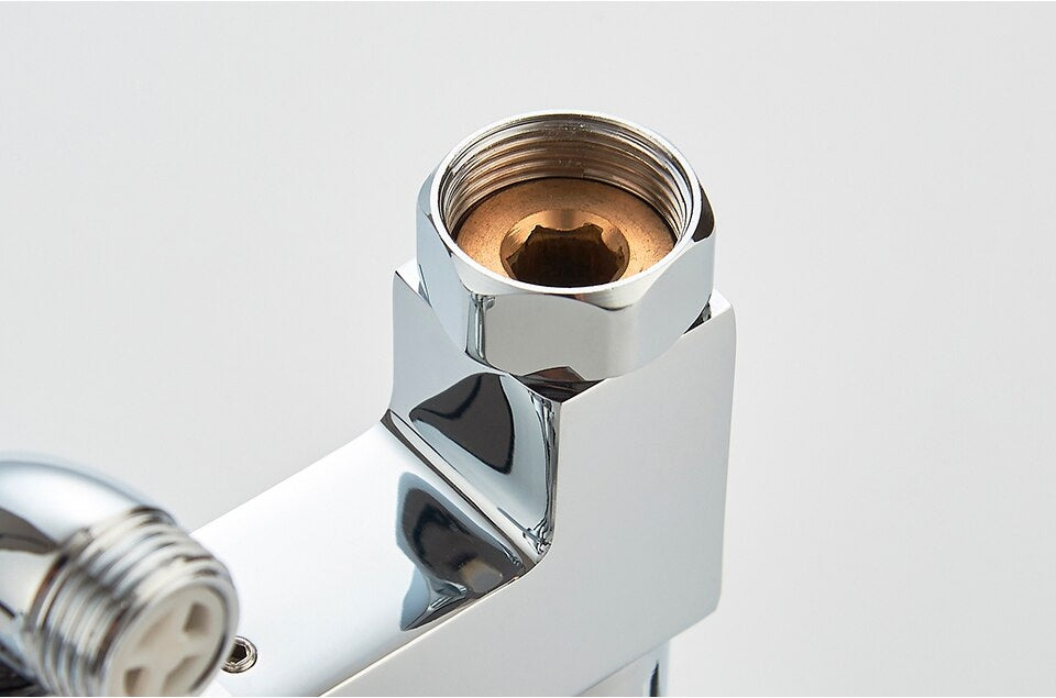 Sieninis vonios ir dušo maišytuvas Ledeme, chromas