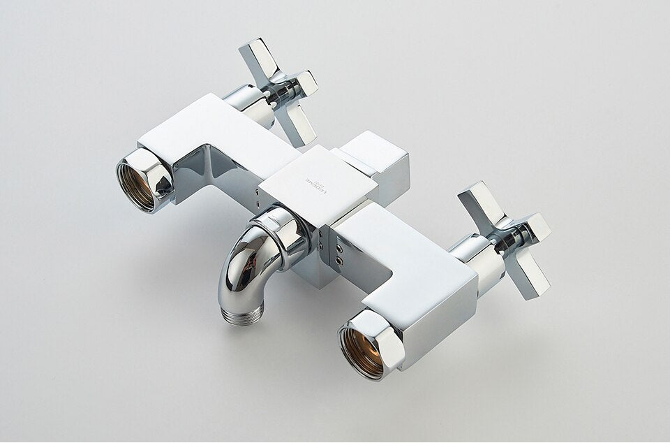 Sieninis vonios ir dušo maišytuvas Ledeme, chromas