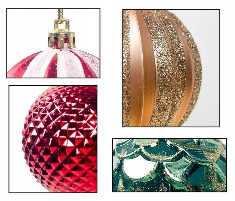 12vnt Eglutės žaisliukų rinkinys