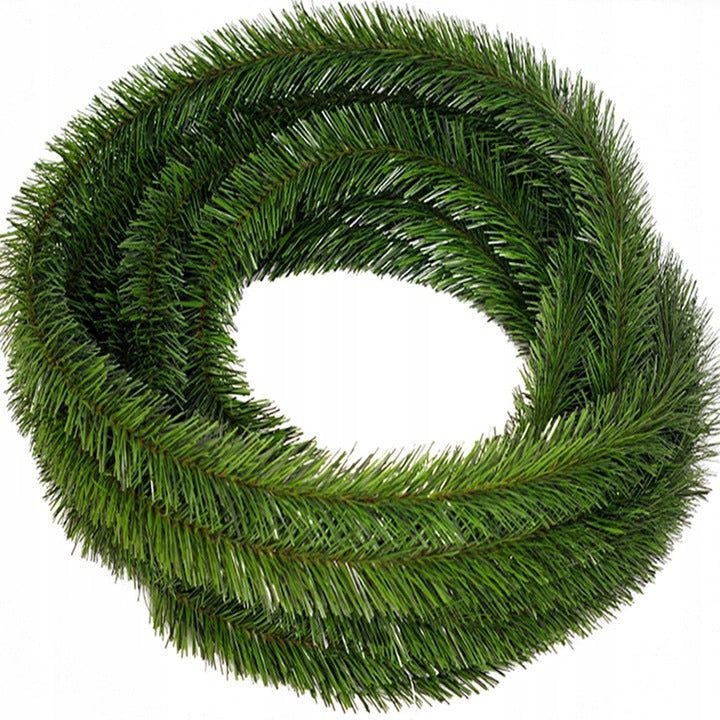 200cm Dirbtinė eglutė + maišas audinys + eglutės girlianda 420cm