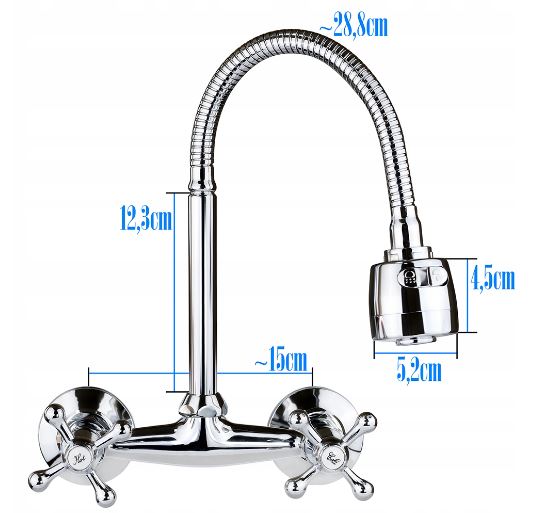 Virtuvinis maišytuvas Focus Sanitar