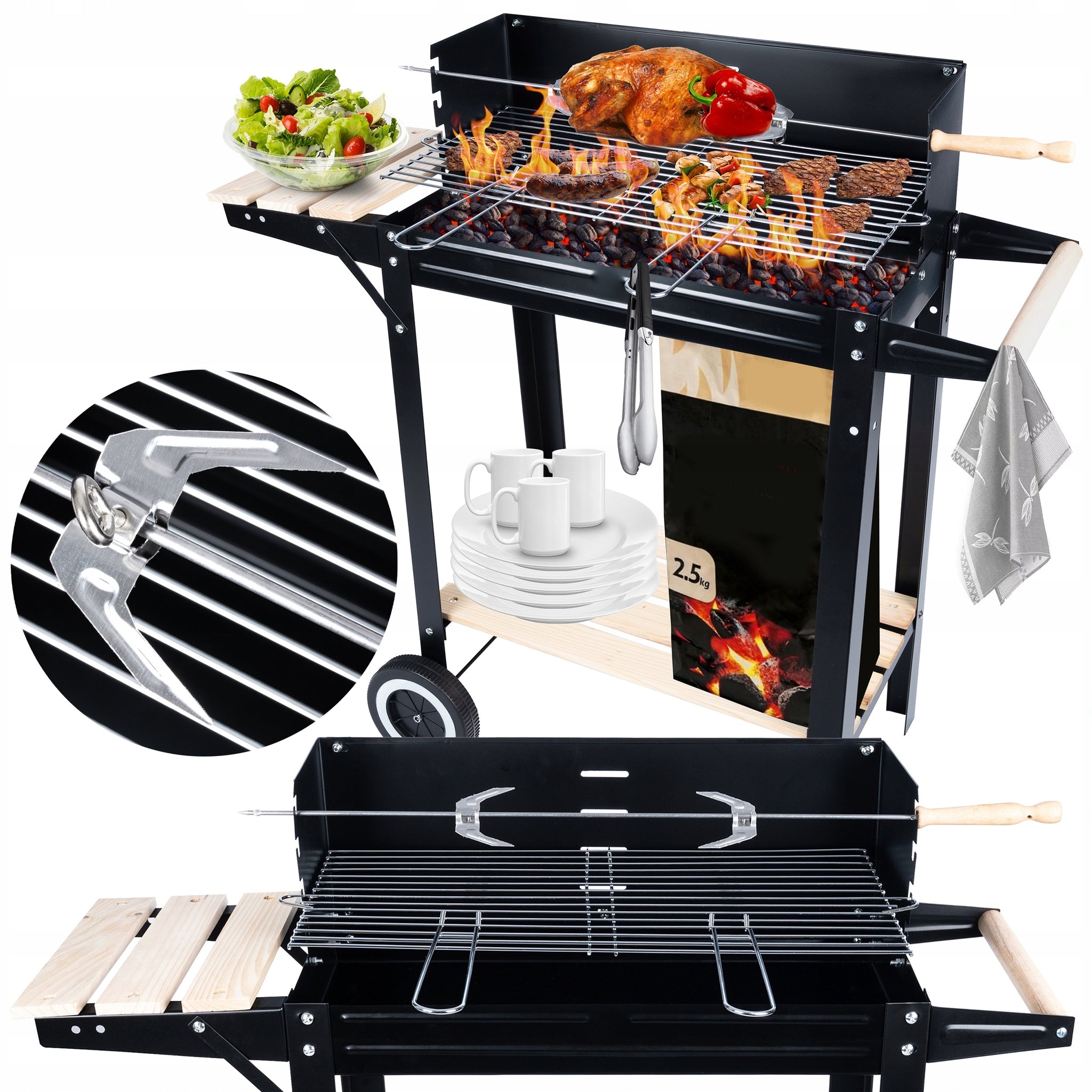 Grilis su anglimis Gotel